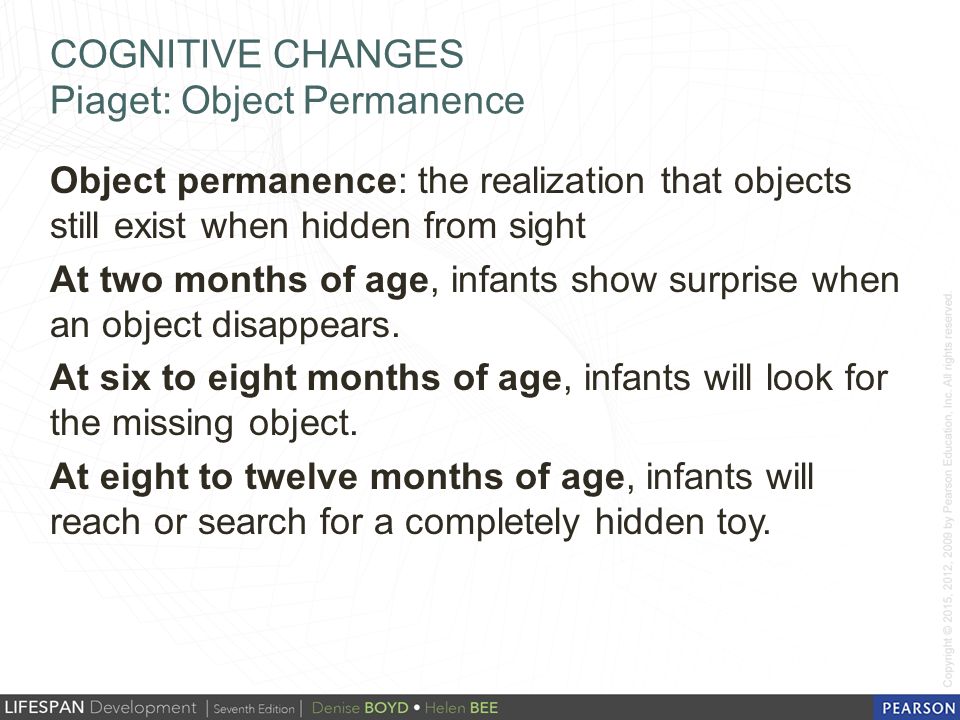 Cognitive changes in infancy sales
